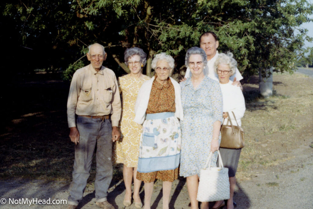 Photo of: Ed Blacklock, Margaret Blacklock Richey, Hollister, April 27, 1968  Date: 1968 Location:  Hollister  USA