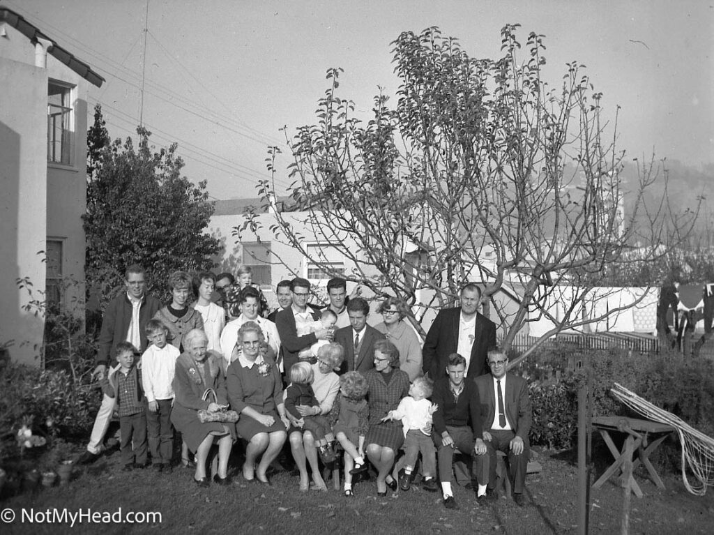 Photo of: Christmas Roundabout, 1966  Date: 1965 Location: 6116 Orchard Ave. Richmond Ca USA