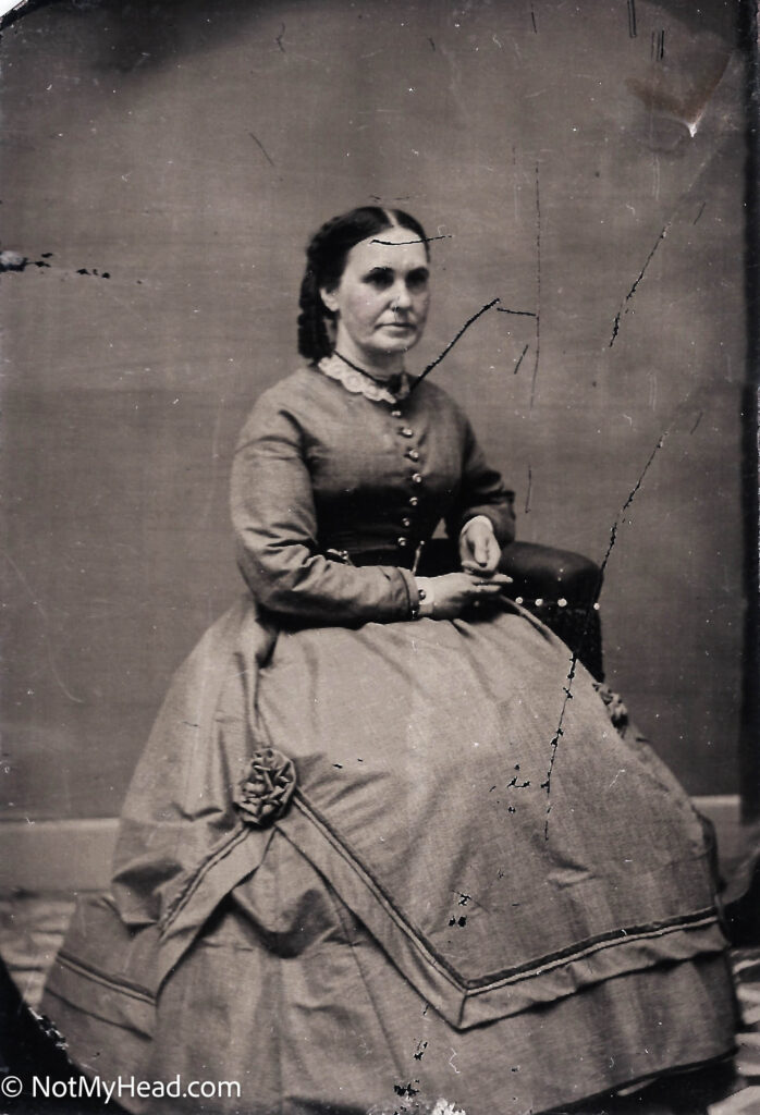 Photo of: Ann Eliza Bebee Davis  Date: 1860 Location:  Buffalo New York USA