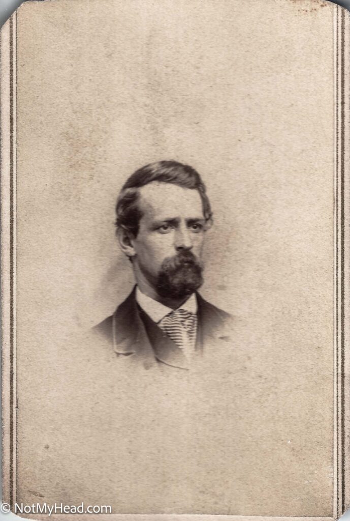 Photo of: Charles S. Prince (1836-1866)  Date: 1866 Location:  Buffalo New York USA