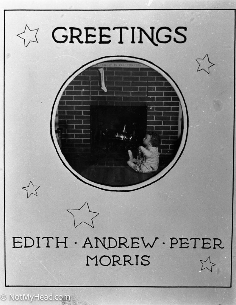 Photo of: Christmas cards 1936  Date:  Location:    USA