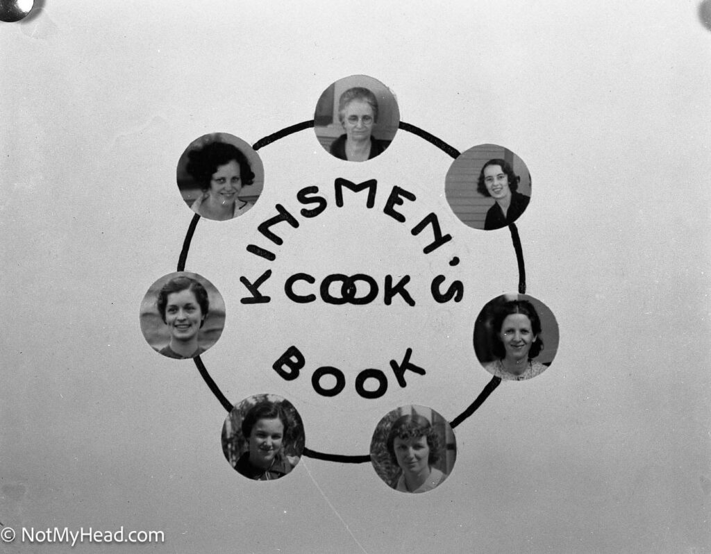 Photo of: Christmas Cards, Recipe book cover 1937  Date:  Location:    USA