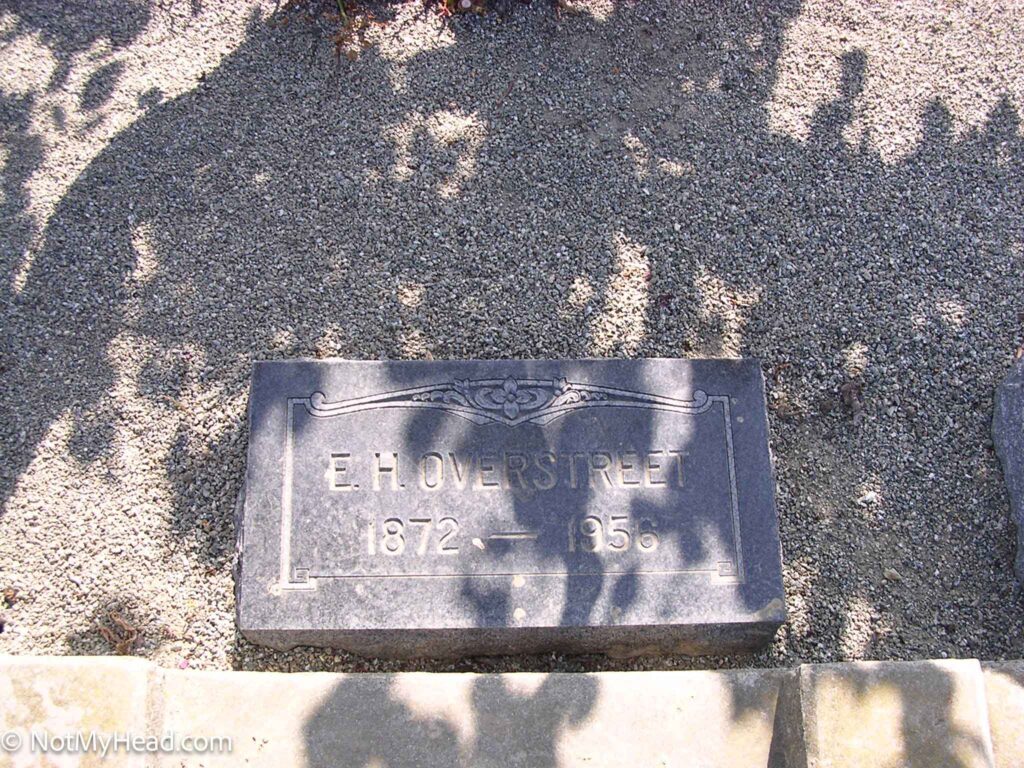 Photo of: E.H. Overstreet Date: 2004Location: I.O.O.F. Cemetery in Hollister, Calif. Hollister California USA