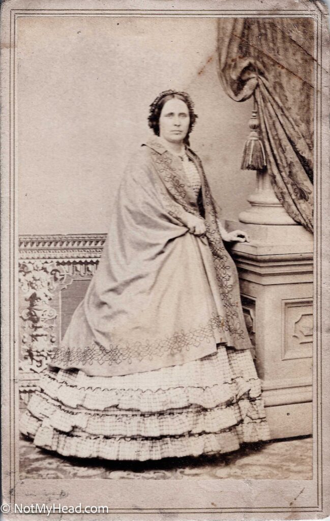 Photo of: Eleanor Bebee Parker, (1826-1889), wife of Capt. John Parker  Date:  Location:  Ontonagon Michigan USA