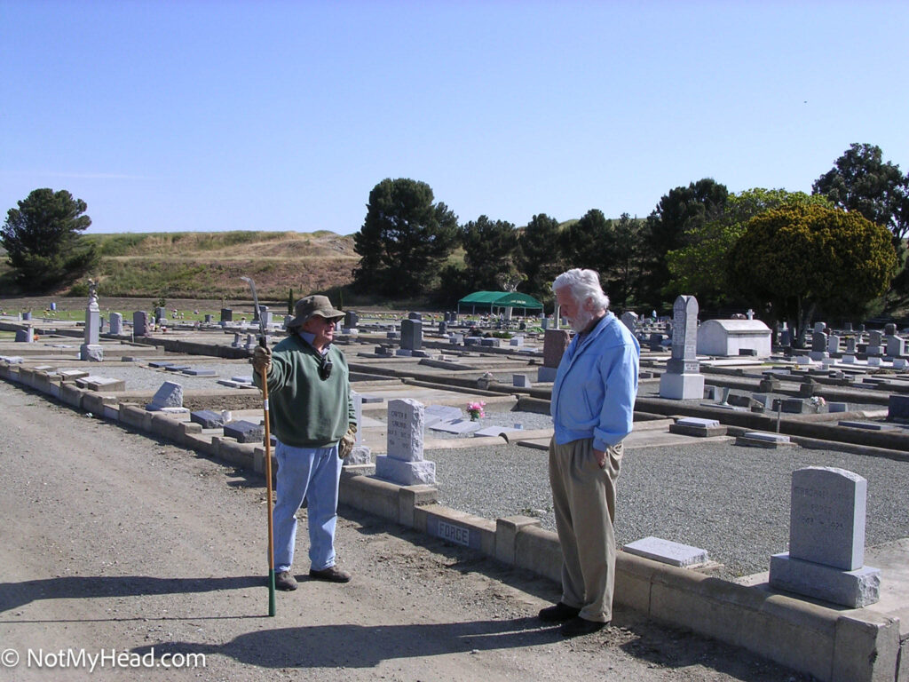 Photo of: A visit to the I.O.O.F. Cemetery in Hollister Date: 2004Location: I.O.O.F. Cemetery in Hollister, Calif. Hollister California USA