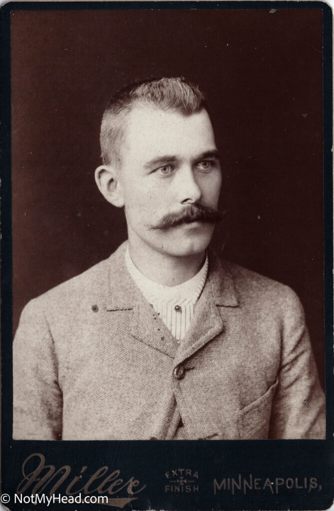 Photo of: John Rogers Prince Sr  Date: 1890 Location:  Ashland Wisconsin USA