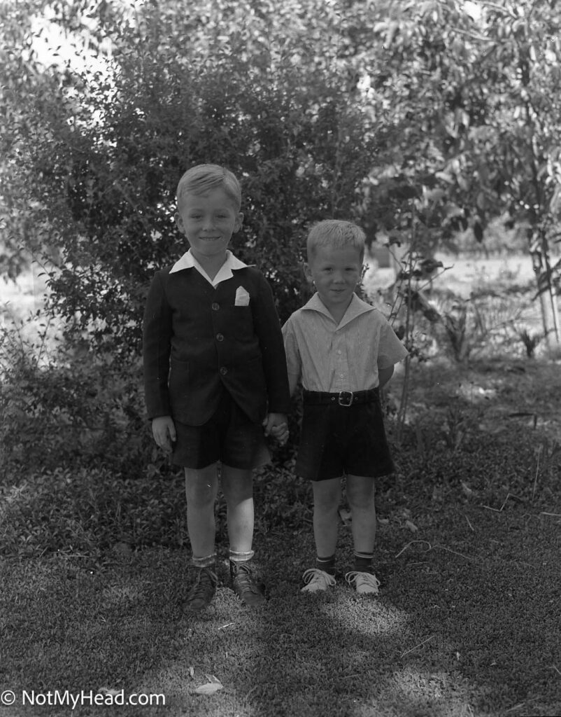 Photo of: Mary Kim's Christening, July 14, 1940  Date: 1940-07-14 Location:    USA