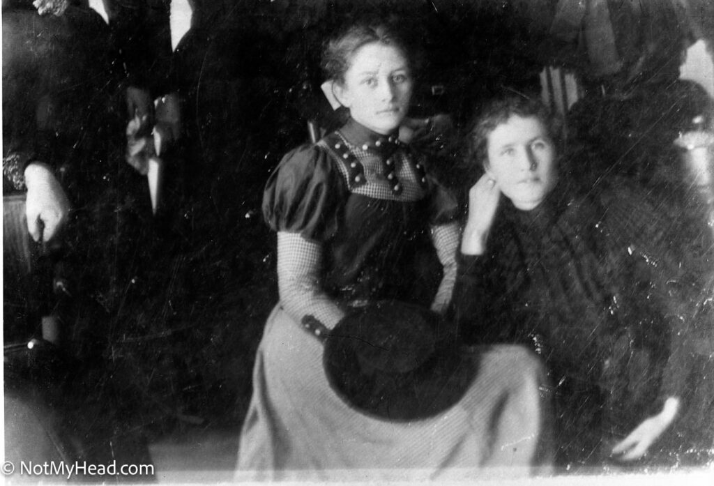 Photo of: Mary Richey Overstreet 17 or 18 yrs old  Date: 1898 Location:    USA