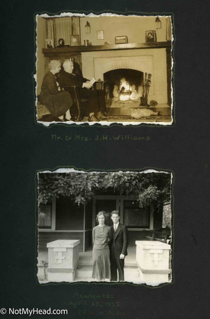 Photo of: Morris Family Album - I - 1932-1934  Date: 1934 Location:    USA