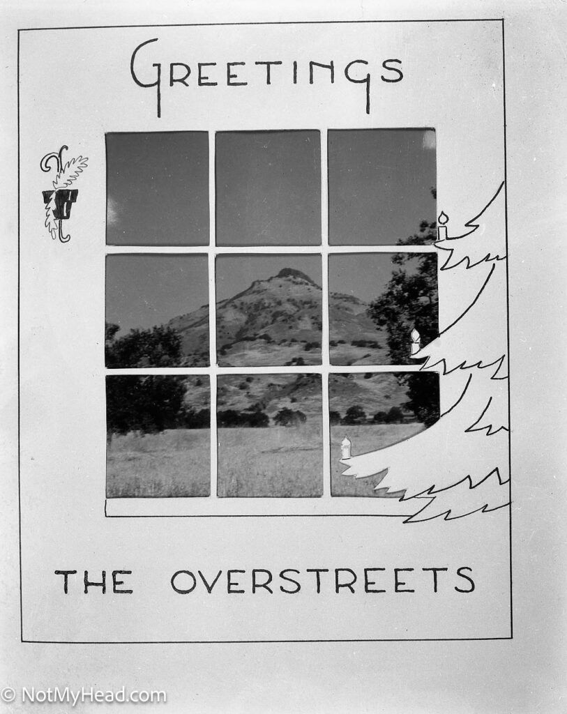 Photo of: Mom's Xmas Card Dec 1939  Date: 1939 Location:    USA