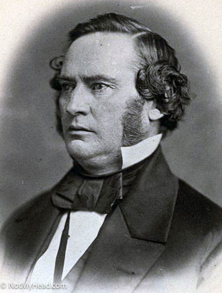 Photo of: Nathaniel Biggs Durfee m. Eugenia de Fersey Prince  Date: 1850 Location:   Rhode Island USA