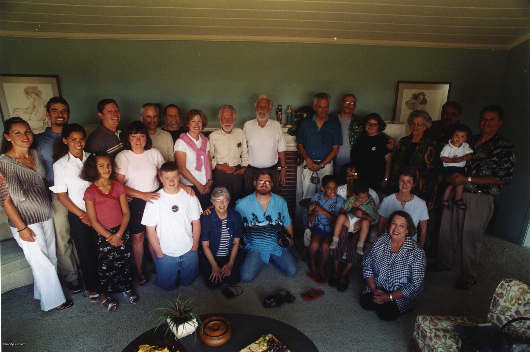 Photo of: Overstreet Family Reunion - Group Photo File: Overstreet Reunion 2004-1.jpgDate: 2004-07-19Location: El Cerrito California