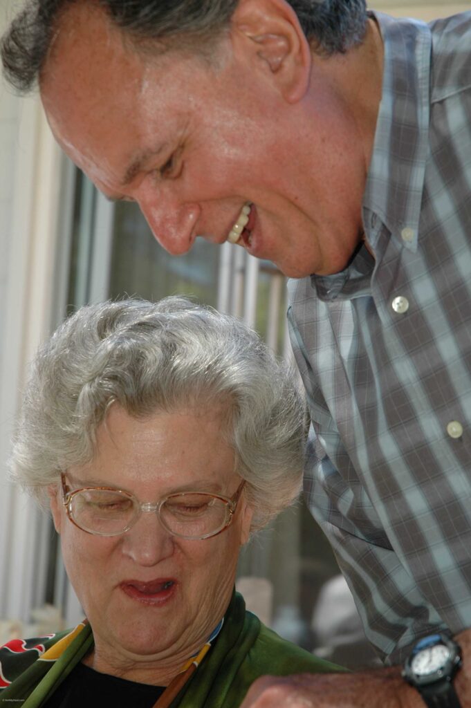 Photo of: Richard Overstreet & Jill DeJean  File: Overstreet Reunion 2004-47.jpg Date: 2004-07-19 Location: El Cerrito California