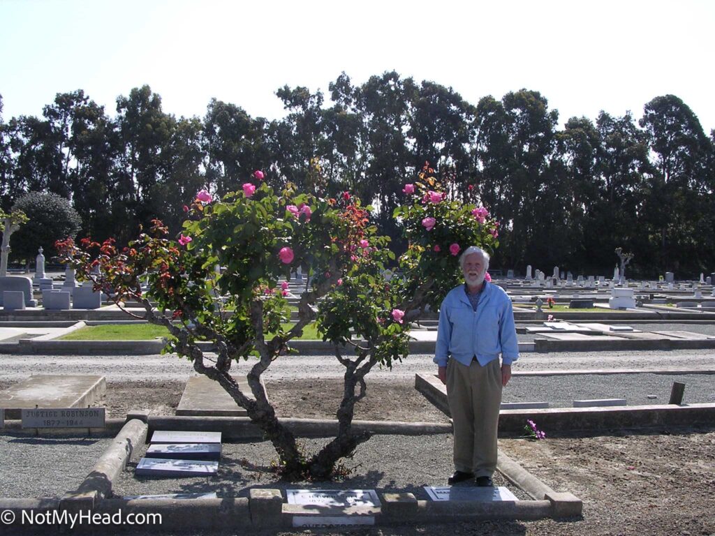 Photo of: Ralph Prince and Morris and Overstreet Family Plot Date: 2004Location: I.O.O.F. Cemetery in Hollister, Calif. Hollister California USA