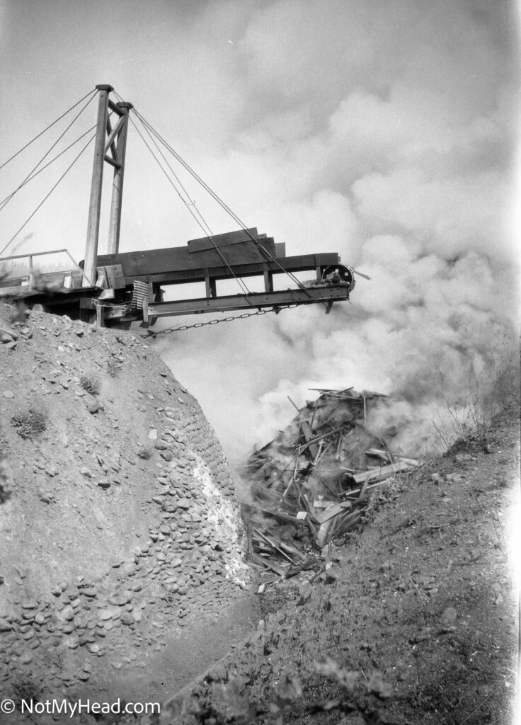 Photo of: Westside Lumber Company, Tuolumne, Ca, 1930's Date: 1930Location: Westside Lumber Company Tuolumne California USA