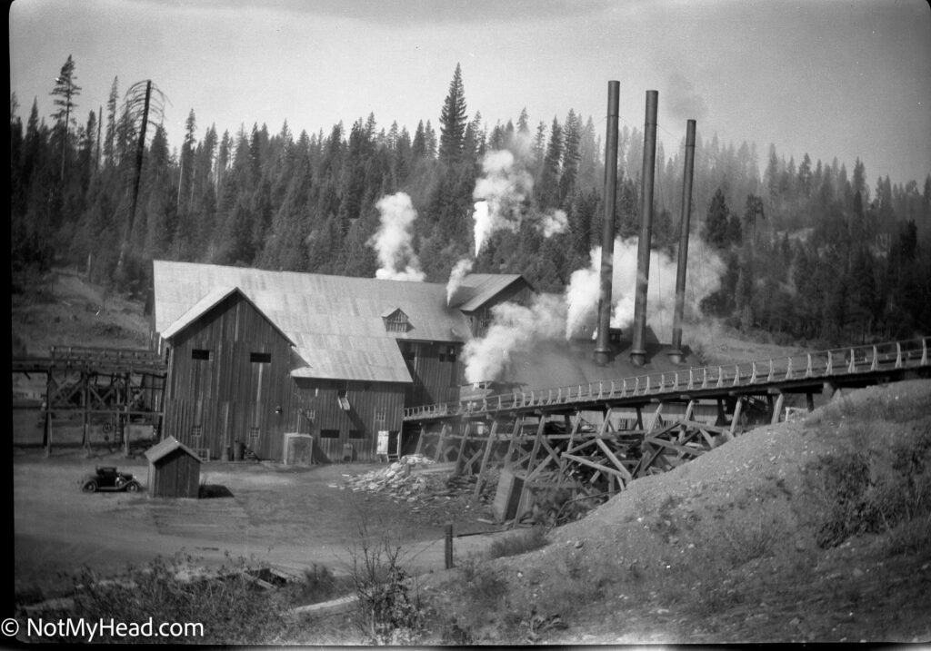 Photo of: Westside Lumber Company, Tuolumne, Ca, 1930's Date: 1930Location: Westside Lumber Company Tuolumne California USA