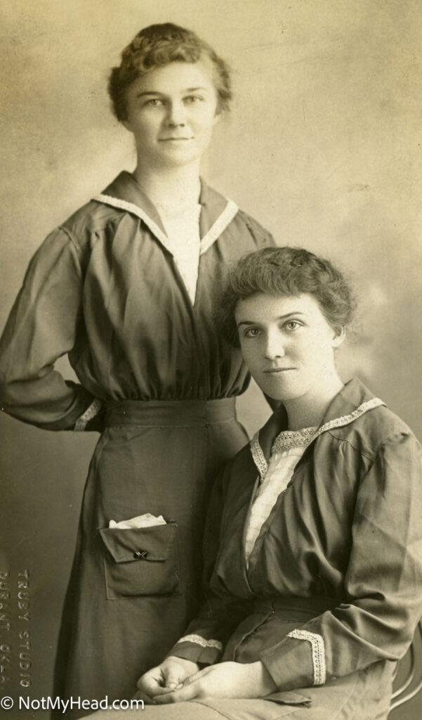 Photo of: Fannie Mae and Lilly Bell Date: Location:   California USA