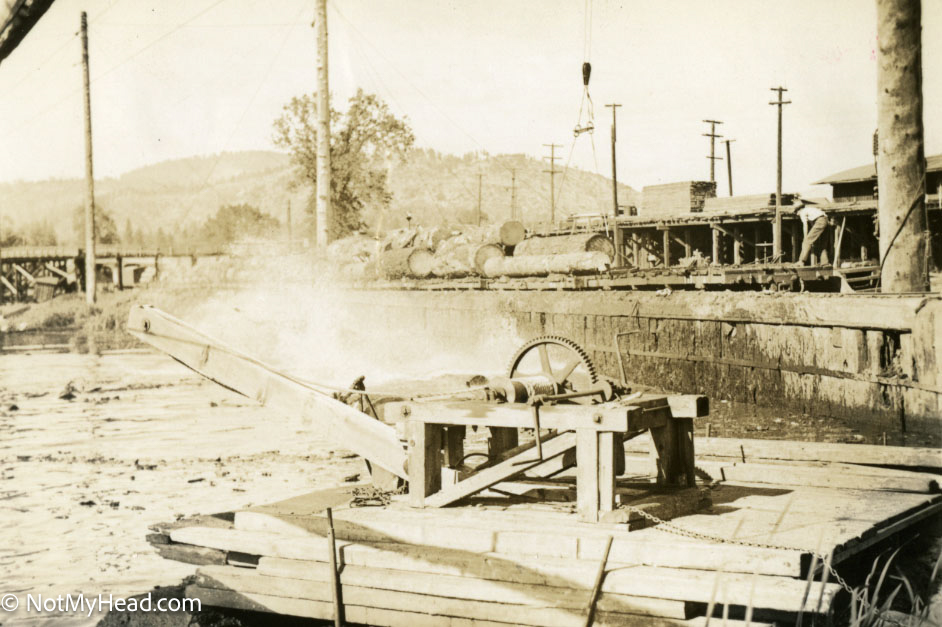 Photo of: Westside Lumber Co, Tuolumne CA, 1935 Date: 1935Location: Westside Lumber Company Tuolumne California USA