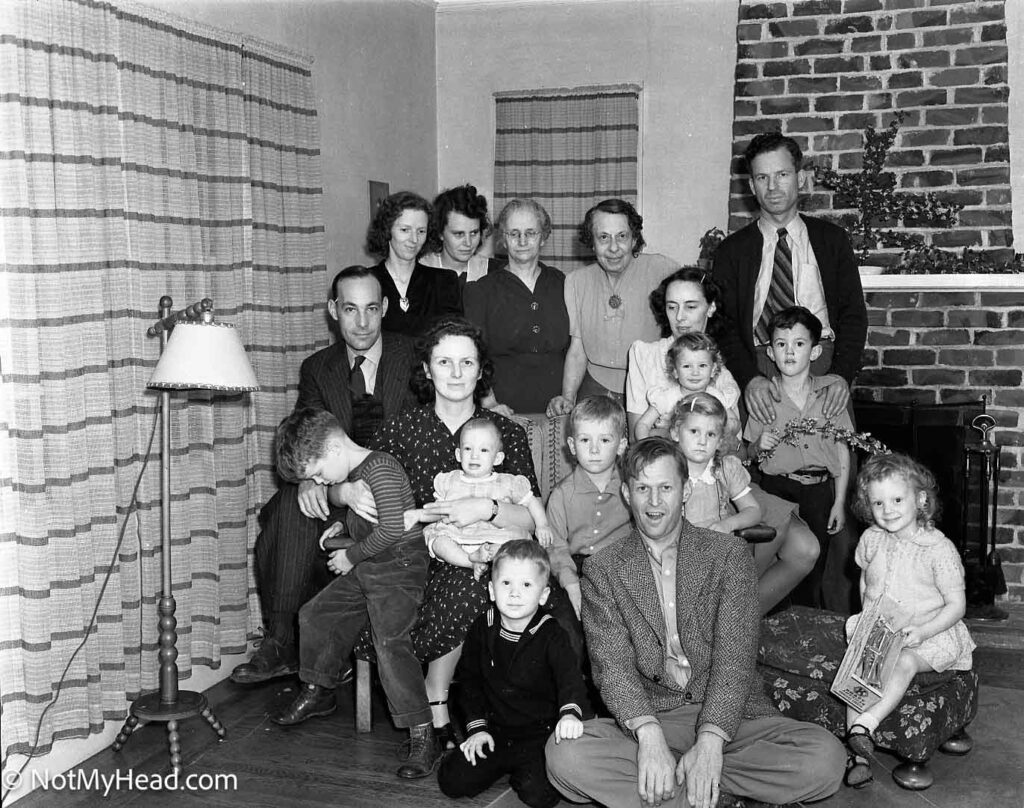 Photo of: Thanksgiving in Berkeley, 1940  Date: 1940 Location:    USA